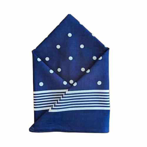 Wilsons - Handkerchief Navy Large Polka