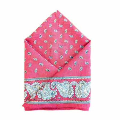 Wilsons - Handkerchief Red Paisley Border