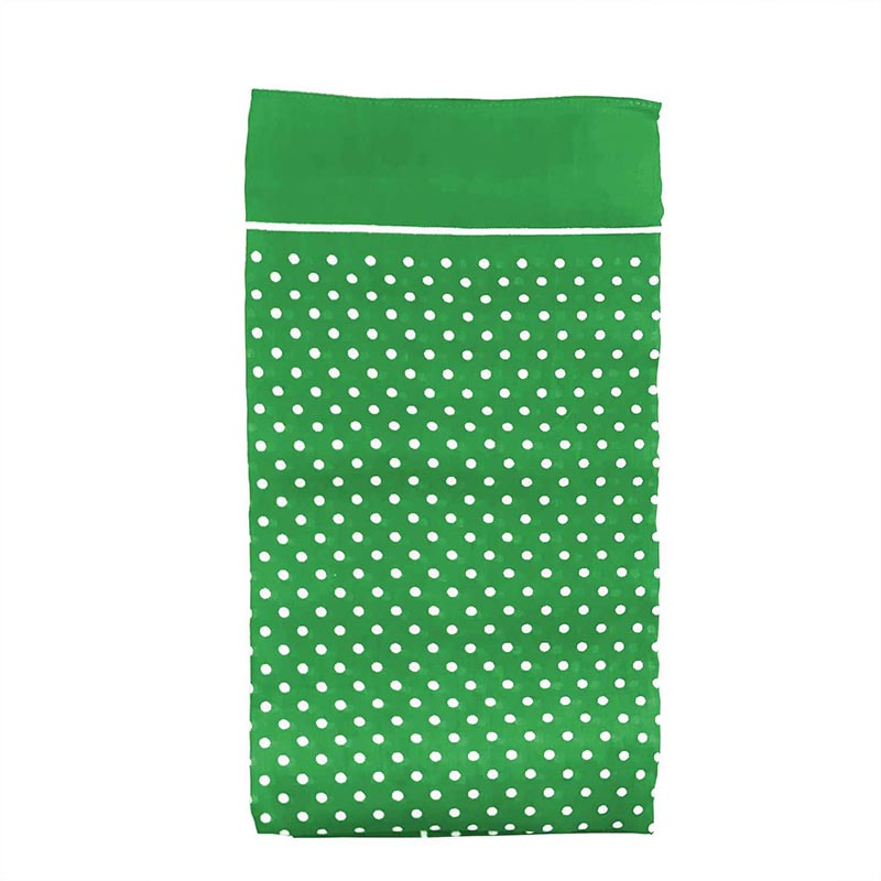 Polka Dot Handkerchief: Green