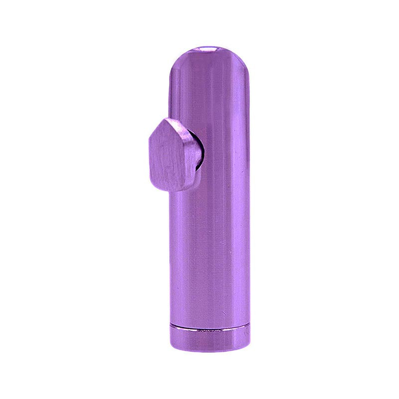 Metal Rounded Snuff Bullet: Purple