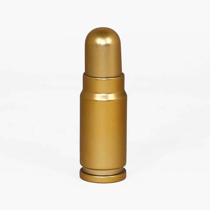 Metal Vial Gold Bullet: Matte