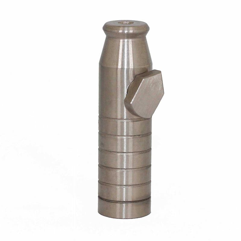 Stainless Steel Snuff Bullet Silver