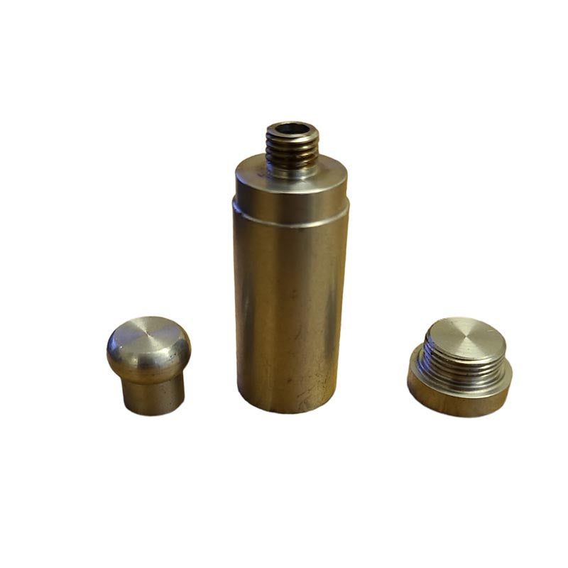 Load image into Gallery viewer, Pure Titanium Snuff Container - Cylinder
