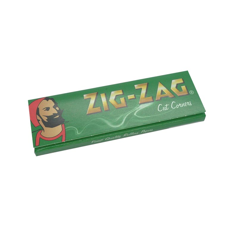 Zig Zag Green Rolling Papers-Standard